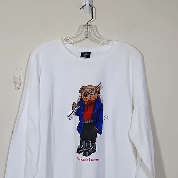 Polo Ralph Lauren Vintage Ski Long Sleeves T Shirt Size XL